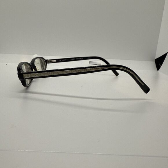 Ralph Lauren RL1454 ORB3 Small Black Rectangular Eyeglasses Frame 50-16 135 - Picture 3 of 8